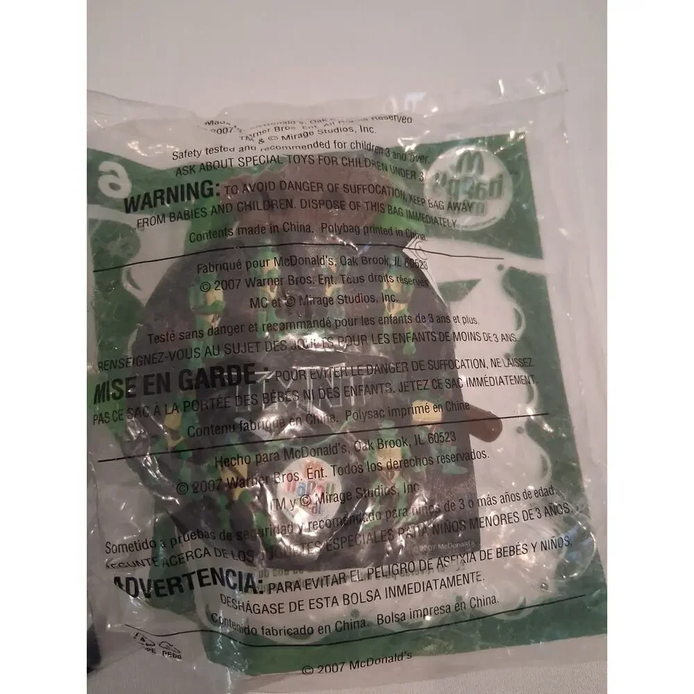 McDonalds Happy Meal TMNT Donatello Figures Lot of 3 Sealed Vintage Toys NIP